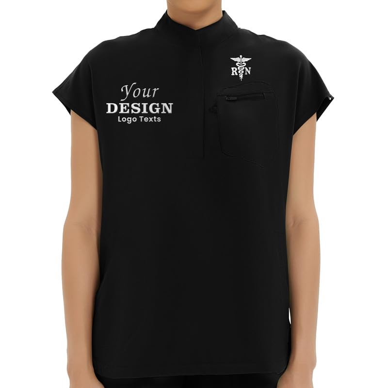 Amazon.com: Kitmaz Custom Medical Scrub Tops for Women - Soft